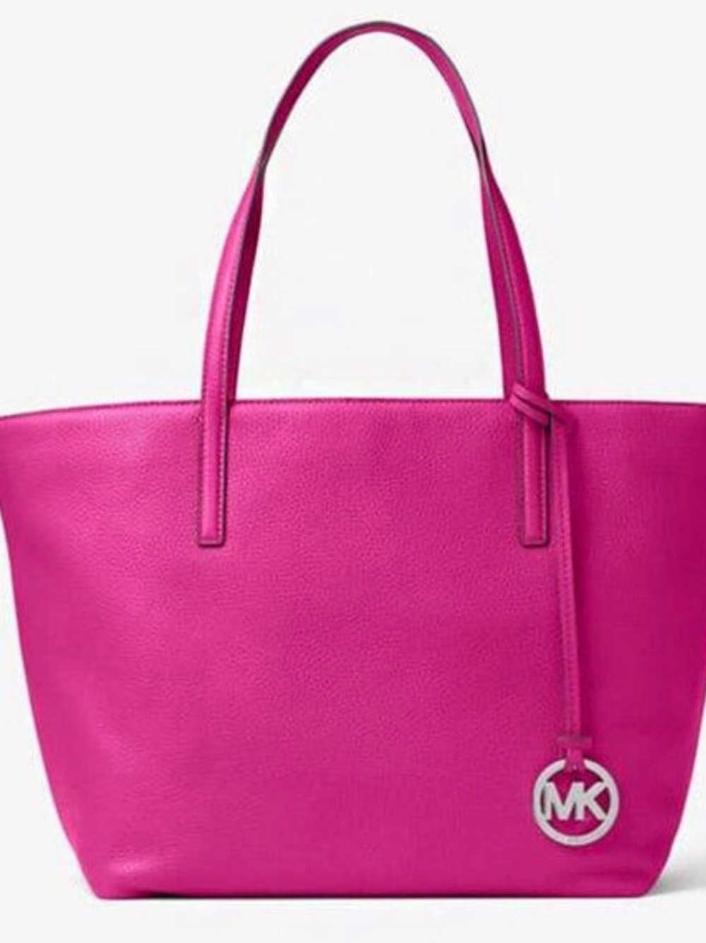 Michael Kors Hot Pink Leather Tote